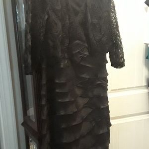 Black dress with jacket